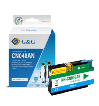Cartuccia ink compatibile GG Ciano per HP Officejet Pro 8100/8600/8600Plus
