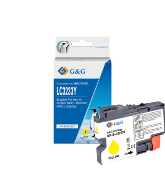 Cartuccia ink compatibile GG Giallo per Brother DCP-J1100DW;MFC-J1300DW