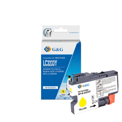 Cartuccia ink compatibile GG Giallo per Brother DCP-J1100DW;MFC-J1300DW