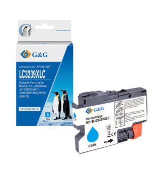 Cartuccia ink compatibile GG Ciano per Brother HL-J6000DW/J6100DW;MFC-J5945DW