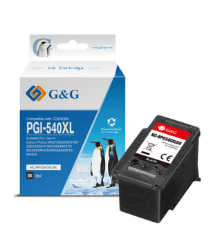 Cartuccia ink rigenerata Nero GG per Canon Pixma MG2150/2250/3150/3250/3550/415