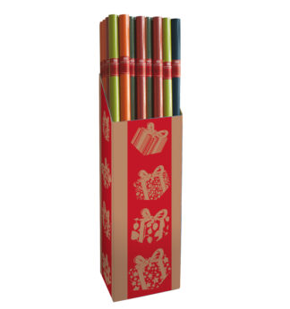 Rotolo carta regalo Ecocolor 3x1mt colori assortiti Sadoch