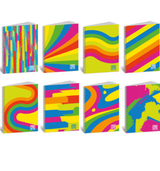 Maxiquaderno spiralato A4 80gr One Color 5mm Fantafluo Blasetti