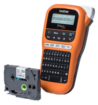 Brother Etichettatrice palmare PTE110 per settore elettrico