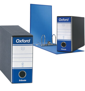Registratore OXFORD G81 blu dorso 8cm f.to memorandum ESSELTE