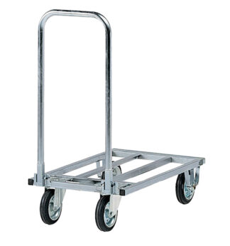 Carrello da lavoro con manici pieghevoli portata 200kg