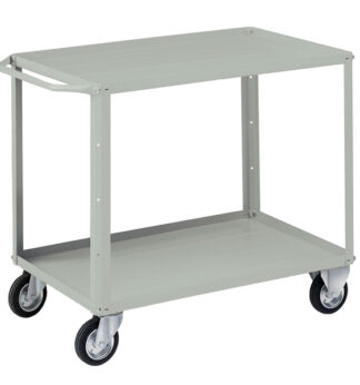 Carrello 2 vasche da 93x600cm grigio