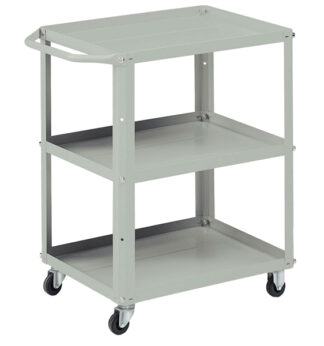 Carrello 3 vasche da 60x45cm grigio