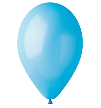 Busta 25 palloncini in lattice D.26cm celeste Big Party