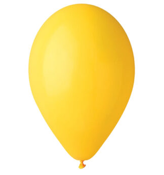 Busta 25 palloncini in lattice D.26cm giallo Big Party