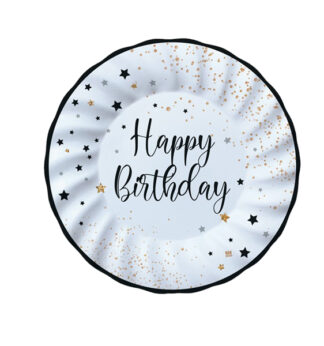 8 piatti D.20cm Happy Birthday Big Party