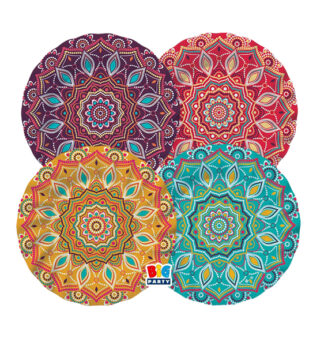 8 piatti D.20cm Mandala Big Party
