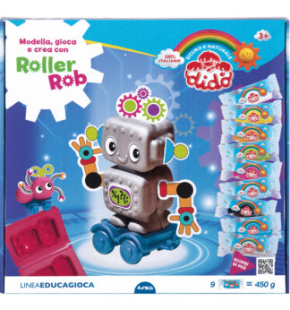 Roller Rob modella, gioca e crea Dido'