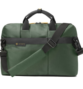 Borsa Office Bag Job slim dim.43x33x10cm tessuto tecnico verde INTEMPO