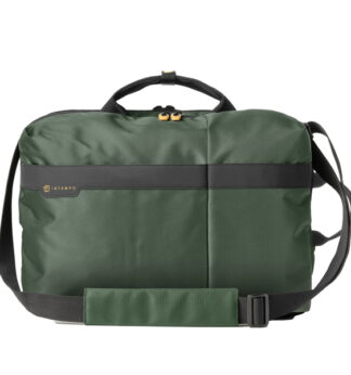 Borsa Bi-Bag Job dim.43x33x16cm tessuto tecnico verde INTEMPO