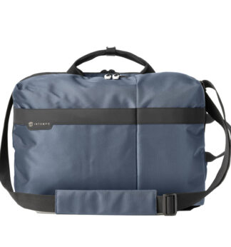 Borsa Bi-Bag Job dim.43x33x16cm tessuto tecnico blu INTEMPO