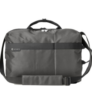 Borsa Bi-Bag Job dim.43x33x16cm tessuto tecnico antracite INTEMPO