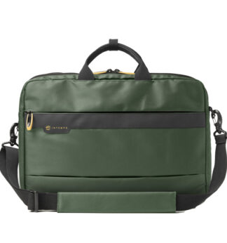 Borsa Office Bag Job dim.44x34x12cm tessuto tecnico verde INTEMPO