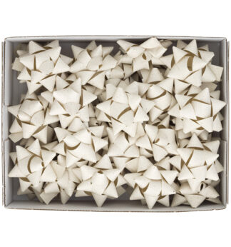 36 stelle nastro carta erba 20mmxD.9cm avorio Brizzolari