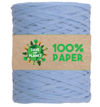 Rafia in carta 100mt colore azzurro 06 Brizzolari