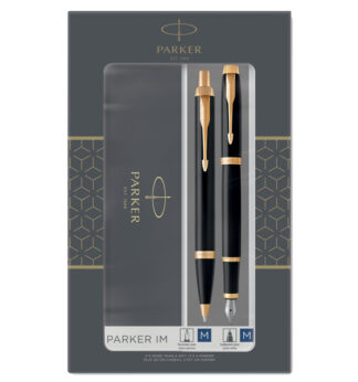 Gift Set sfera M + stilografica M IM Black Edition GT Parker