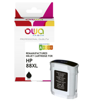 Armor Cartuccia Nero per Hp 88XL-80 ml