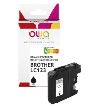 Armor Cartuccia Nero per Brother LC123-18 ml