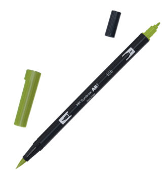 Pennarello Tombow ABT Dual Brush 158 dark olive