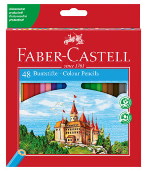 Astuccio 48 matite colorati eco Il Castello Faber Castell