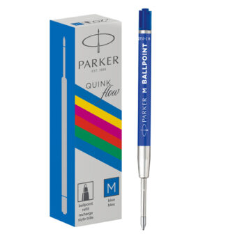 Refill sfera Quinkflow versione economica blu M Parker