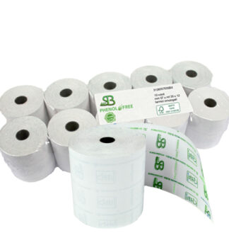 Blister 10 rotoli RC carta termica LUNGA DURATA 57,5mm x 30mt Ø50mm