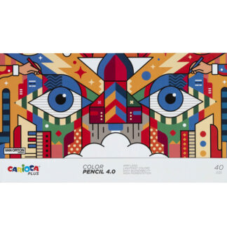 Astuccio 40 matite colorate assortiti Carioca Plus