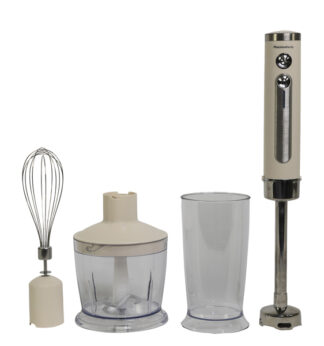 Set cordless Ariel con frullatore immersione, sbattitore e tritatutto Melchioni