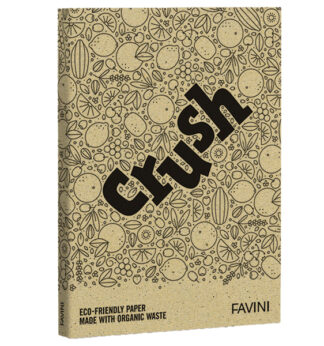Carta Crush A4 50fg 250gr oliva Favini