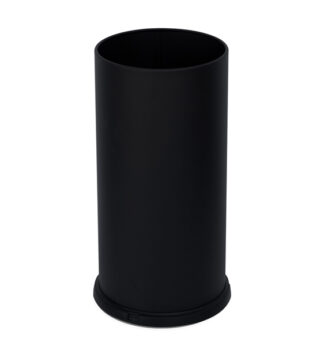 Portaombrelli Steel con vaschetta interna 22L in acciaio nero Stilcasa