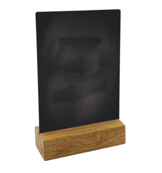 Supporto scrivibile con base in legno massello A5 -15x21cm Lebez