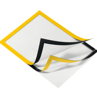 Cornice espositiva adesiva Duraframe® A4 21x29,7cm giallo DURABLE