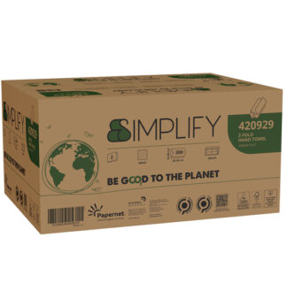 Pacco 200 asciugamani piegati a Z H24 x 20,3cm SIMPLIFY Papernet