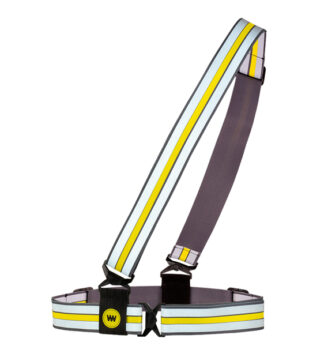 Banda sicurezza alta visibilita' regolabile Cross Wrap giallo fluo WoWow