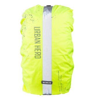 Coprizaino alta visibilita' URBAN HERO 35L giallo fluo/s. riflettente WoWow