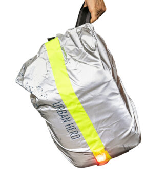 Coprizaino alta visibilita' URBAN HERO 35L riflettente/s.giallo fluo WoWow