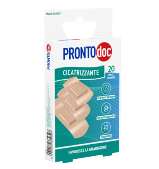 Scatola 20 cerotti cicatrizzanti con acido ialuronico assortiti ProntoDoc