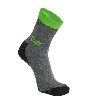 Pack 2 paia calze corte grigio/verde tg. unica Giady U-Power