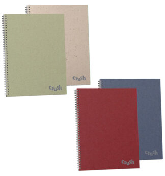 Quaderno Crush spiralato A4 60fg 80gr 5mm colori assortiti Favini