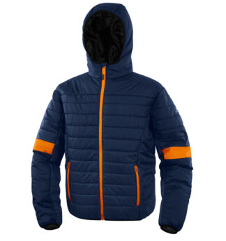 Piumino imbottito Bloom Tg. XL blu/arancio Deltaplus