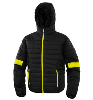 Piumino imbottito Bloom Tg. XXL nero/giallo Deltaplus