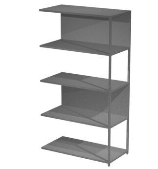 MODULO AGGIUNTIVO libreria Modular 90x44H161cm con struttura ANTRAC.- ANTRACITE