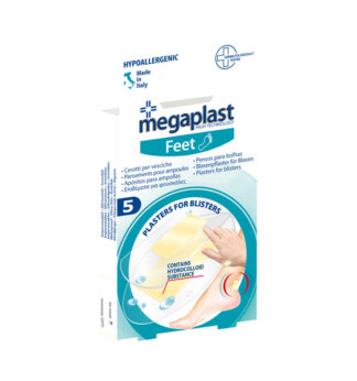 Scatola 5 cerotti per vesciche in PU traspirante Megaplast