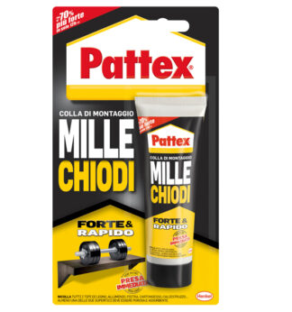 Colla PATTEX millechiodi forte e rapido 100g Blister
