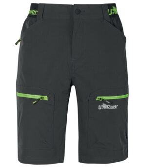Bermuda Ares taglia XL grigio/verde U-Power